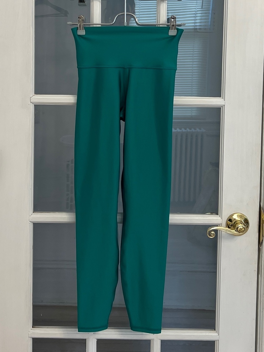 ALO YOGA Women's Teal Green High Waist Active Leggings Size XS